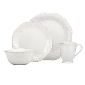lenox french perle 4-piece place setting, 12 ounces