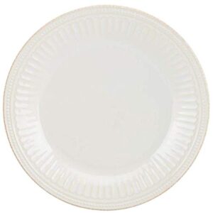 Lenox French Perle Groove 12-Piece Plate & Bowl Set, 23.05 LB, White