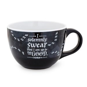 Silver Buffalo Harry Potter Marauder's Map Ceramic Soup Mug | 24 Ounces