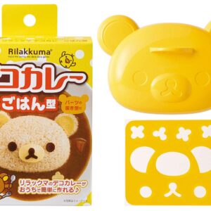 OSK LS-7 Rilakkuma Deco Curry Plastic Rice Mold