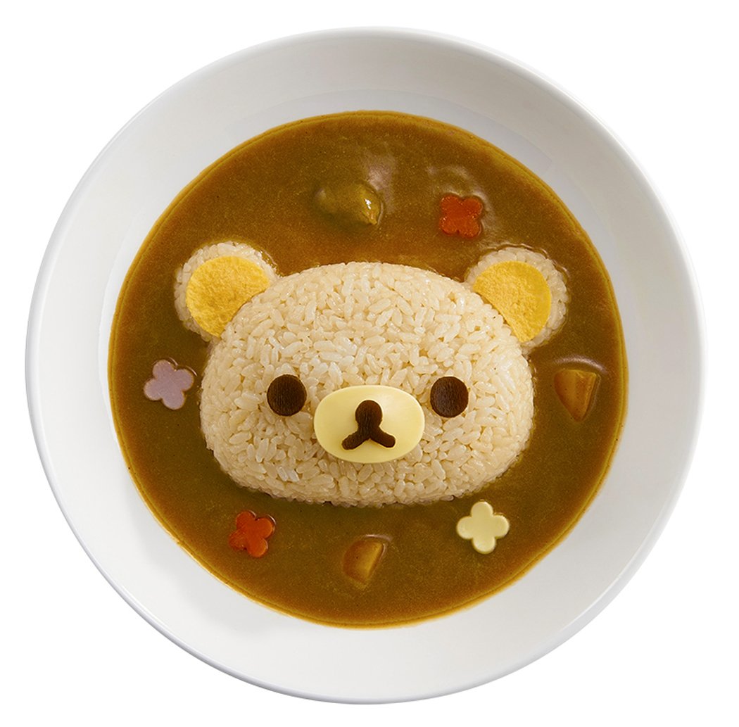 OSK LS-7 Rilakkuma Deco Curry Plastic Rice Mold