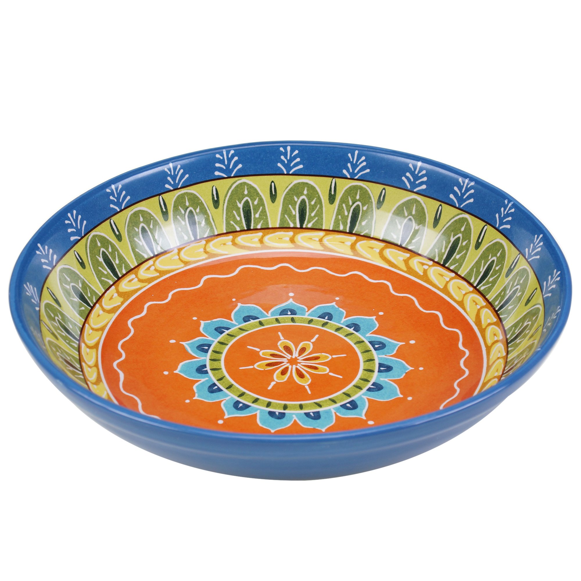 Certified International Valencia Serving/Pasta Bowl 13.25" x 3", Multicolor