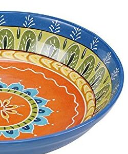 Certified International Valencia Serving/Pasta Bowl 13.25" x 3", Multicolor