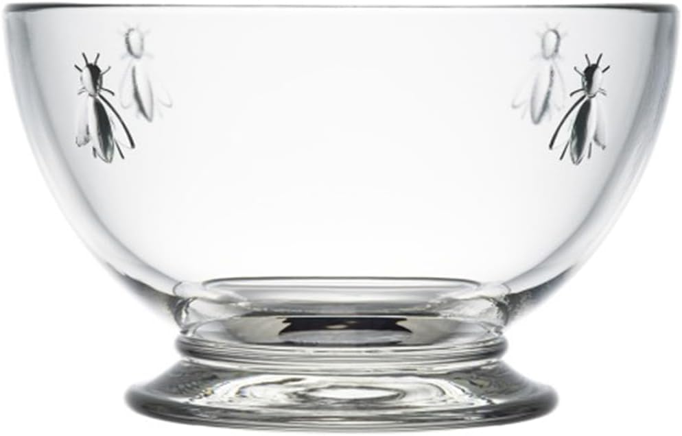 La Rochere Napoleon Bee Bowl (Set of 6), 9 oz, Clear