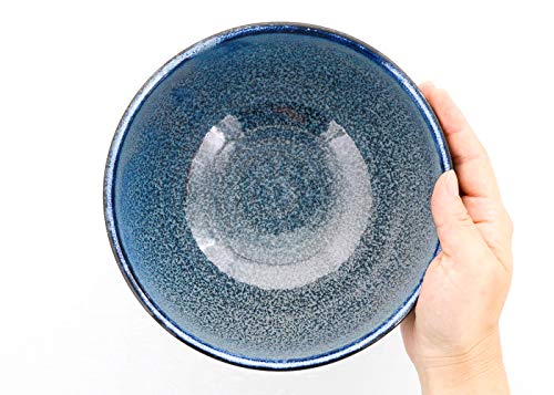 38.9 oz Ramen, Sanuki Donburi Bowl - Navy Blue, Youhen-kon