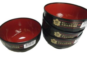 japanese miso soup cup bowls mug rice bowls 4sets microwave ok.dishwasher ok.made in japan.washoku tableware.