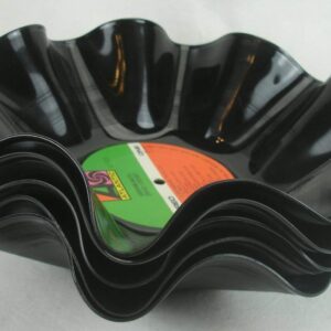 It's Our Earth, Inc. Set of 5 Record Bowls - Rock & Roll Music 1970s/80s Recycled Vinyl LPs