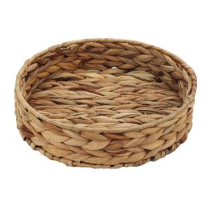 fruit tray weaving by grass, round bins for vegetable, arts and crafts. (small)