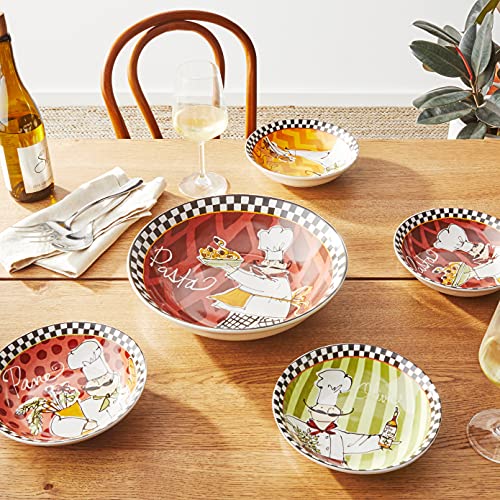 Certified International Corp Certified International Chefs on the Go Pasta Set, Multicolored, 5 Piece