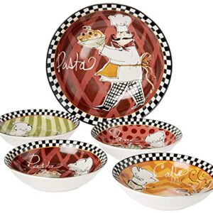 Certified International Corp Certified International Chefs on the Go Pasta Set, Multicolored, 5 Piece