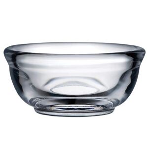 Restaurantware 3 Ounce Mini Prep Bowls 6 Lead-Free Glass Sauce Cups - Heavy Base Stackable Clear Glass Small Glass Bowl For Condiments Dishwasher-Safe For Ingredients Or Condiments