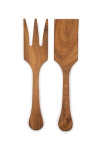 ironwood gourmet extra large salad utensil set, 2.75 x 2.75 x 13 inches