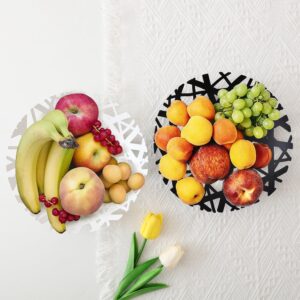 IBWell Fruit Basket,Steel Home Fruit or Vegetable Bowl for Counters, Kitchen, Countertop, Home Decor, High-end Look