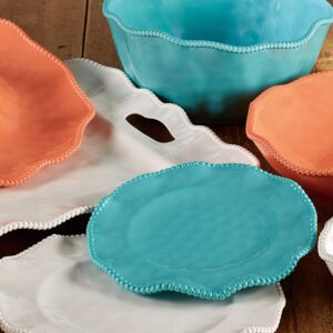 Certified International Cream Perlette Melamine All Purpose Bowls 7.5" x 2", Set of 4