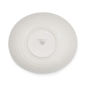 Portmeirion Sophie Conran White Pasta Serving Bowl | 12 Inch Serving Bowl for Salad, Pasta, and Fruit | Made from Fine Porcelain | Dishwasher and Microwave Safe