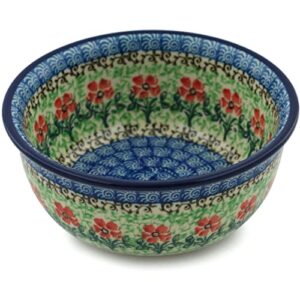 polish pottery bowl 5-inch maraschino made by ceramika artystyczna