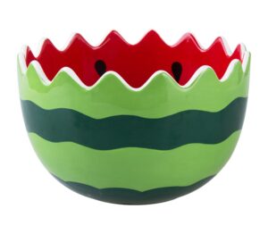 123arts ceramic watermelon hand painted salad bowl noodle bowl soup bowl dessert fruit bowl
