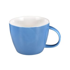 selections of pan 30 ounce jumbo soup bowl glossy ceramic mug with handle for soup, coffee, tea, ice cream, fruit, cereal, milk, mocha, cocoa aqua blue 2x-large (pack of 1) mbb-mg13 0