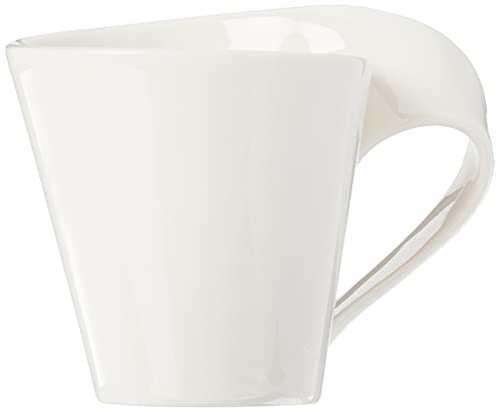 Villeroy & Boch NewWave Caffe 6-Piece Espresso Set, Set for 2, Premium Porcelain, Made in Germany, White