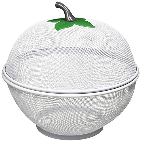 Uniware® 2203 Apple Net Fruit Basket with plastic Coating, 10.5 Inch, White