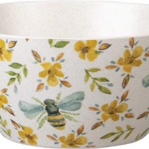 Primitives by Kathy Melamine Salad Serving Bowl, 5.75" Diameter, Bees