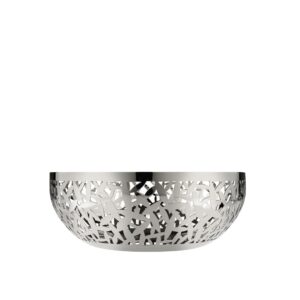 alessi cactus 11-1/2-inch fruit bowl, stainless steel