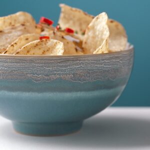 Denby,Blue,124048045 Azure Coast Rice Bowls, Set of 4