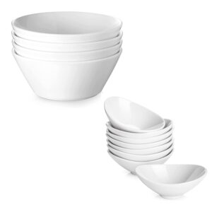 dowan bundle 3 oz dipping bowls and 32 oz soup bowls