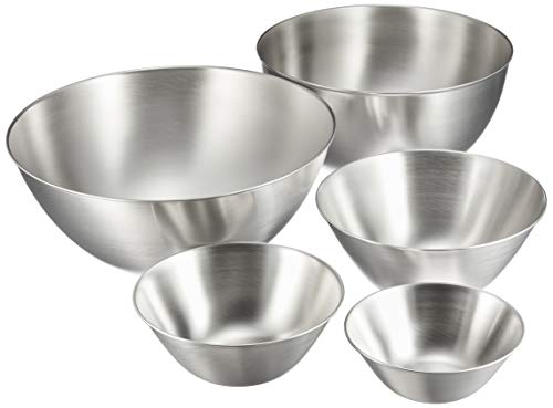 Sori Yanagi stainless bowl 5 pcs