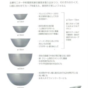 Sori Yanagi stainless bowl 5 pcs