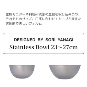 Sori Yanagi stainless bowl 5 pcs