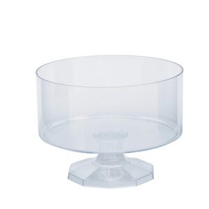fun express small plastic trifle bowls, set of 3 containers - wedding, event and party supplies