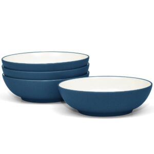 noritake colorwave blue bowl, soup/cereal, 7", 27 oz., set of 4 in blue