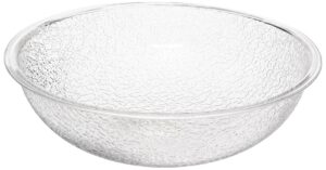 cambro psb8 1.8 qt capacity, 8" id, camwear clear polycarbonate round pebbled bowl
