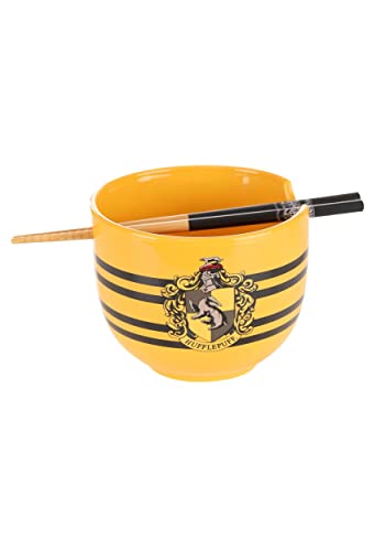 Harry Potter Hufflepuff Ramen Bowl with Chopsticks Standard
