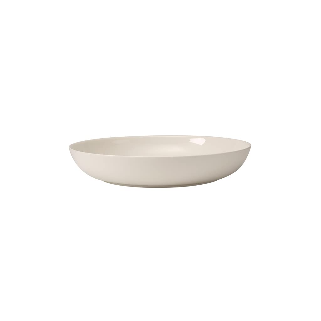 Villeroy & Boch for Me Shallow Round Vegetable Bowl, 1 Count (Pack of 1), White