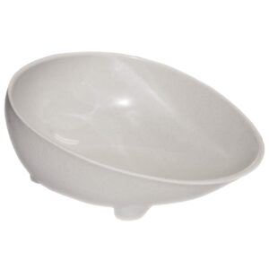 scooper bowl with curved sides