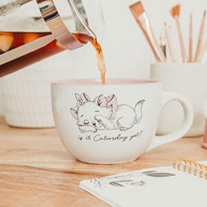 Disney The Aristocats Marie Is It Caturday? Ceramic Soup Mug | Holds 24 Ounces