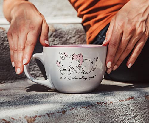 Disney The Aristocats Marie Is It Caturday? Ceramic Soup Mug | Holds 24 Ounces