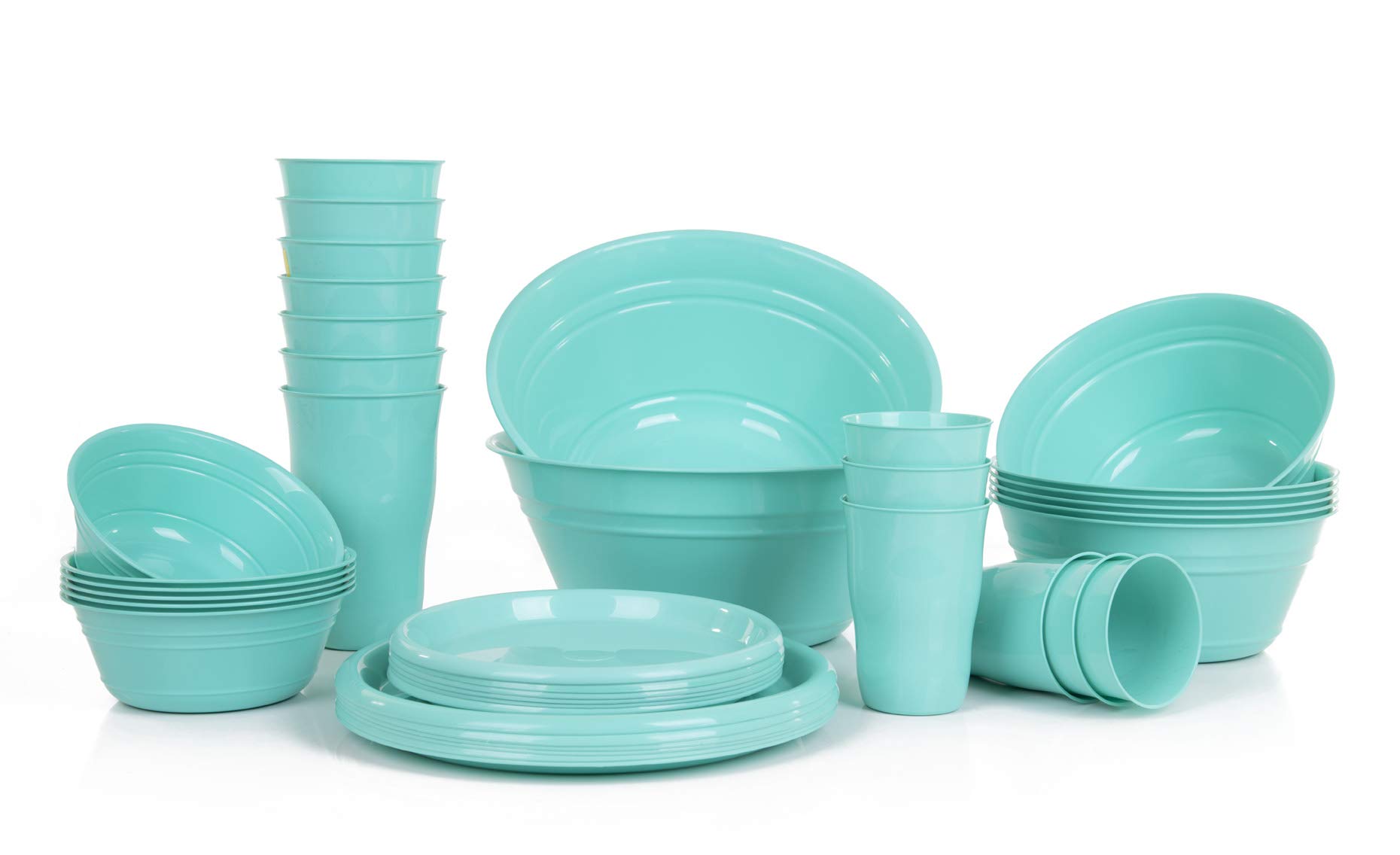 Mintra Home Snack Bowls (Party Set - 38pc) (Teal)