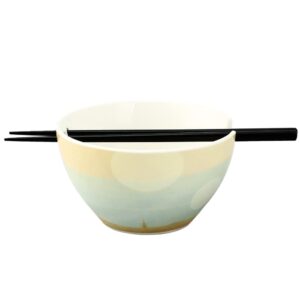 Bioworld Star Wars The Mandalorian 20 oz Ramen Bowl with Chopsticks