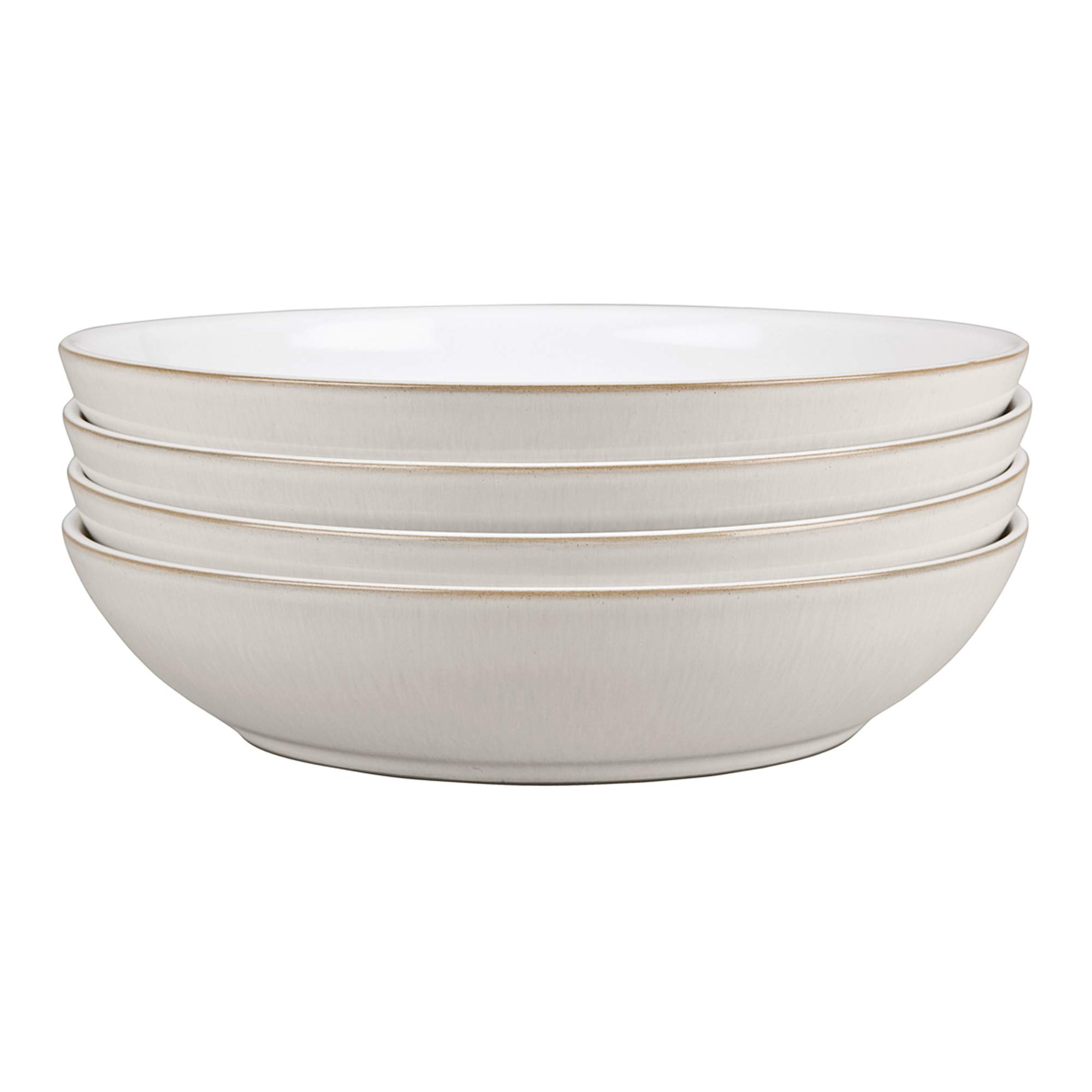 Denby Natural Canvas Pasta Bowl Set, Cream, Set of 4