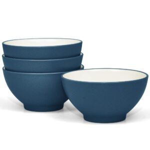 noritake colorwave blue bowl, rice, 5 3/4", 20 oz., set of 4 in blue