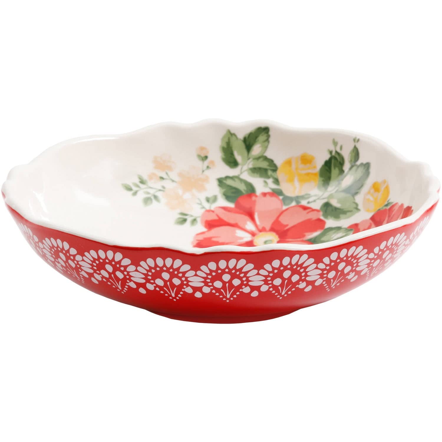 IZAB Vintage Floral 5-Piece Pasta Bowl Set