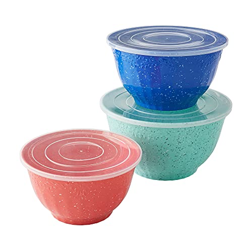 TPW Ltd The Pioneer Woman Juliette 6-piece Melamine Bowl Set, Multicolor