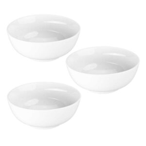 bia cordon bleu 24-ounce white porcelain chowder bowls, set of 4
