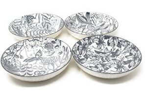 signature housewares stone ware bowls, a set of 4
