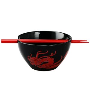 bioworld disney mulan 20 oz ramen bowl with chopsticks