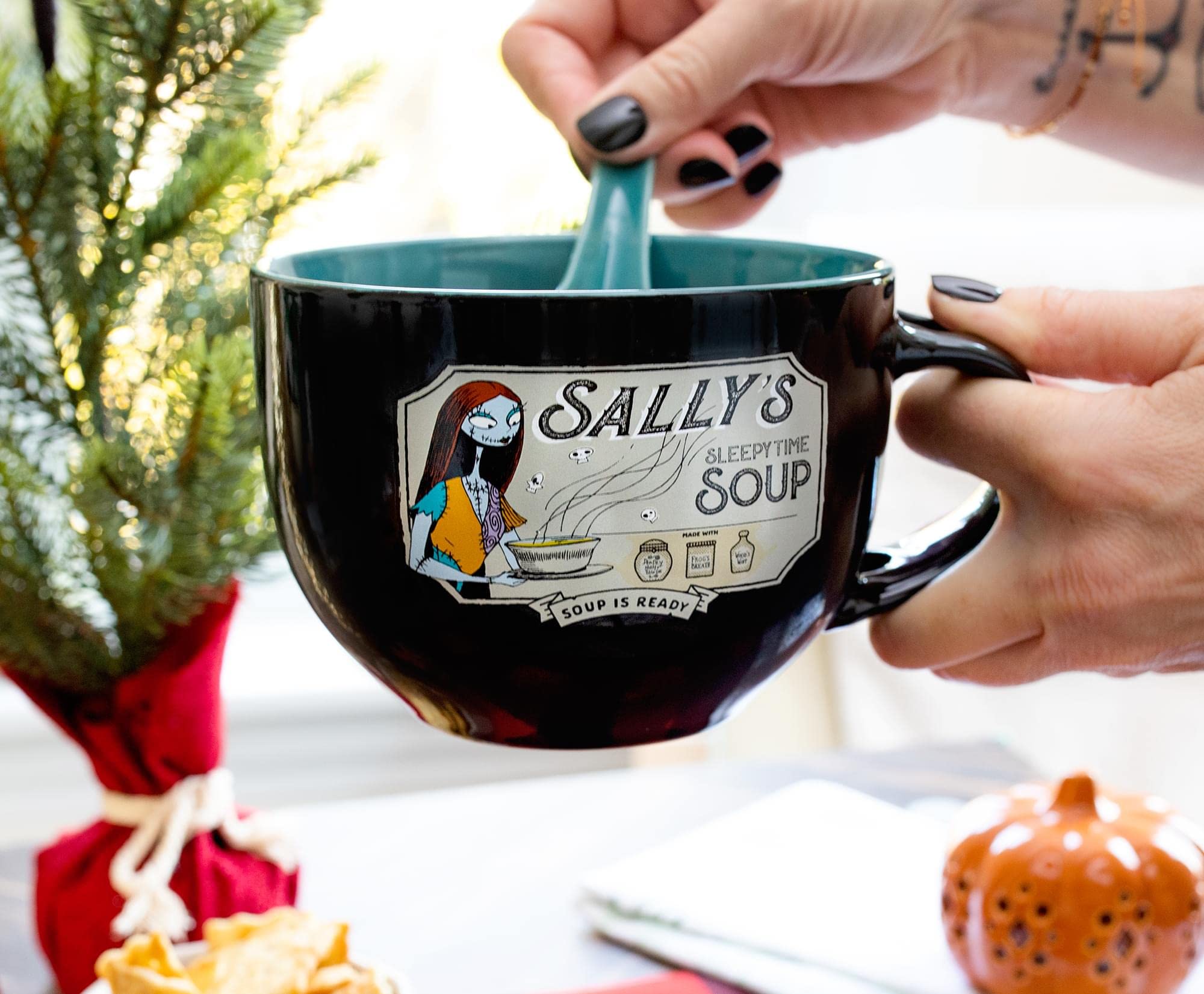 Disney The Nightmare Before Christmas Sally's Sleepy Time Ceramic Soup Mug