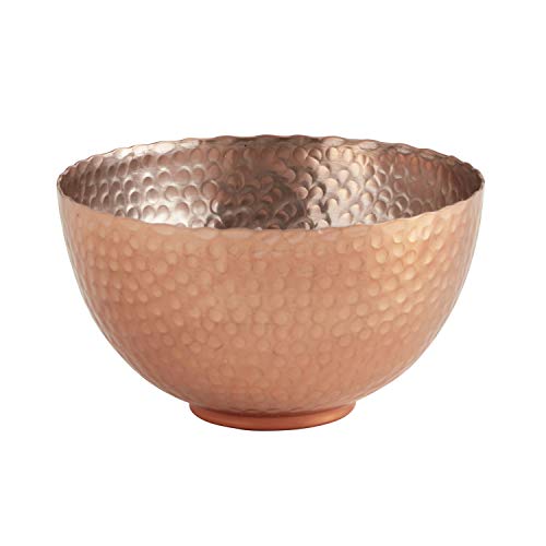 47th & Main Rustic Hammered Aluminum Bowl Set, 3-Count, Copper